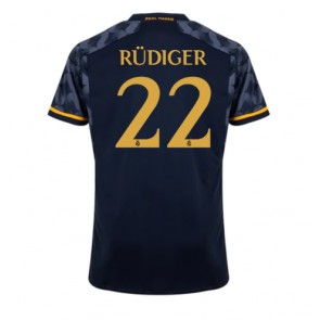 Real Madrid Antonio Rudiger #22 Replica Away Stadium Shirt 2023-24 Short Sleeve